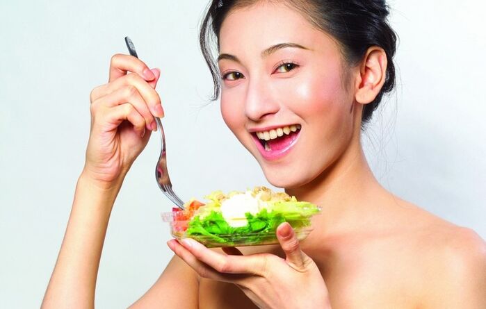 Japanese salt-free diet is the most balanced